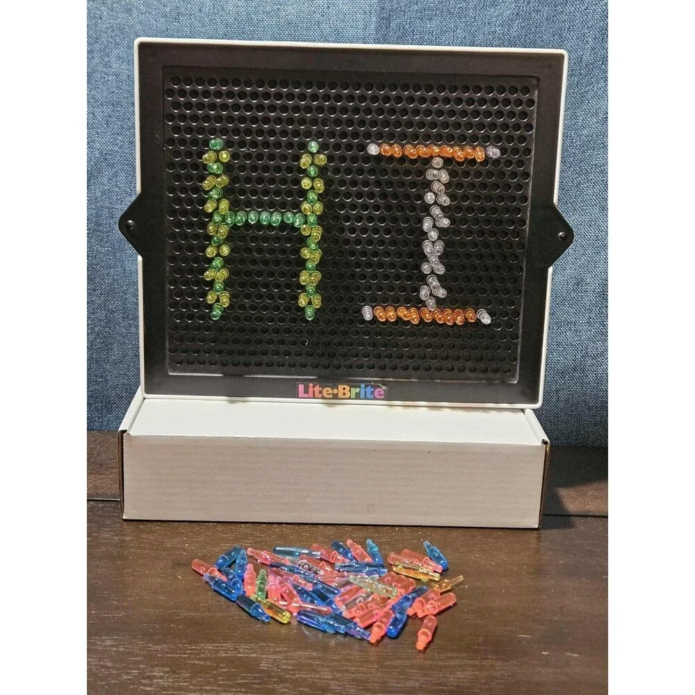 Lite Brite Ultimate Classic Basic Fun | LED Light Up Toy | Retro Style Peg Art